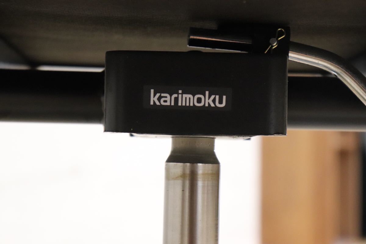 GMDTS54D ○ karimoku / カリモク ハイバック デスクチェア 役員椅子 事務 オフィス 公共施設 チェア 合皮 黒 エグゼクティブ 希少