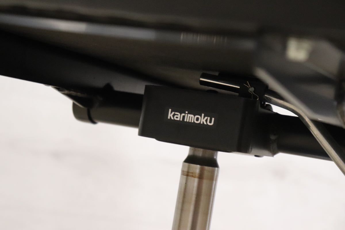 GMDTS55BC○ karimoku / カリモク デスクチェア ワークチェア 作業椅子 黒 ブラック 合皮 書斎 事務 オフィス チェア