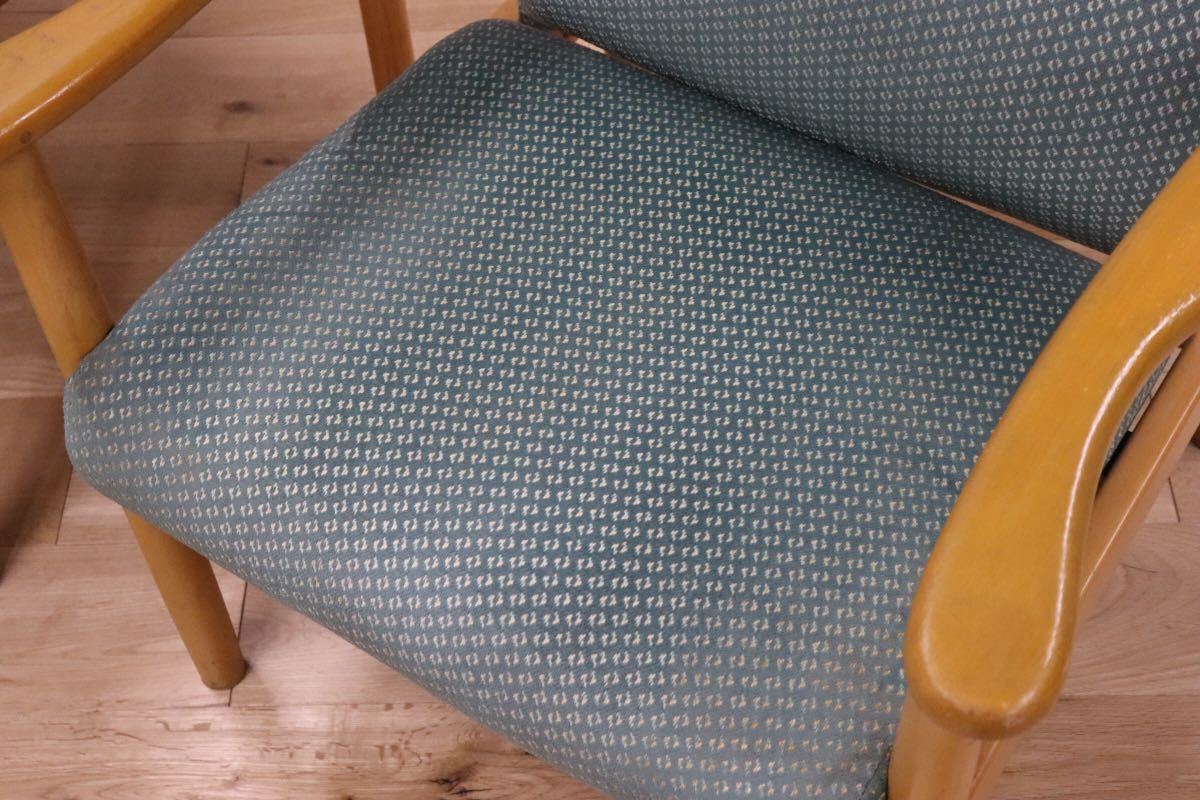 GMDKS281○ ERCOL / アーコール 希少 英国 ヴィンテージ ウィングバックチェア ラウンジチェア イギリス イングランド ercol 2点セット