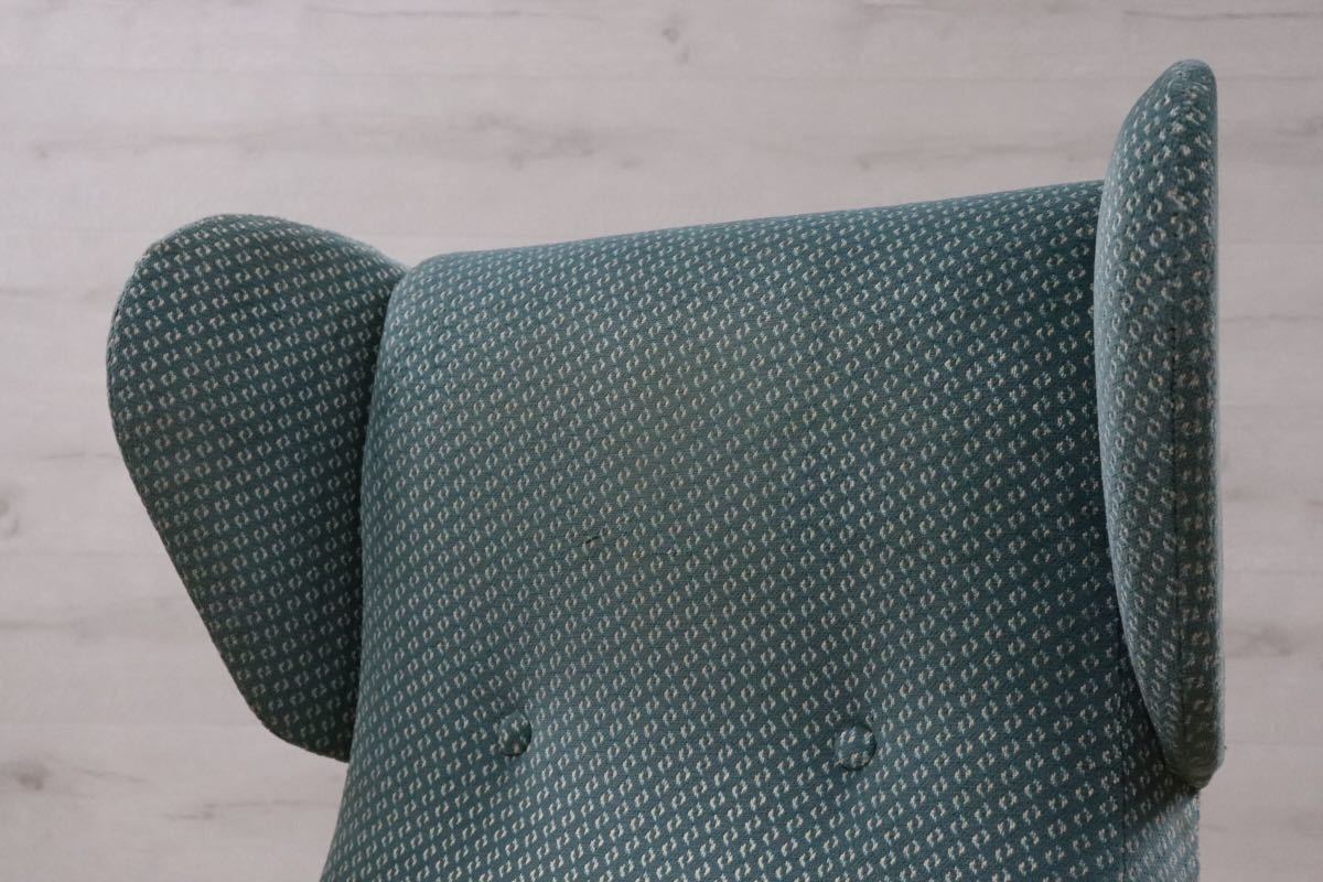 GMDKS281○ ERCOL / アーコール 希少 英国 ヴィンテージ ウィングバックチェア ラウンジチェア イギリス イングランド ercol 2点セット
