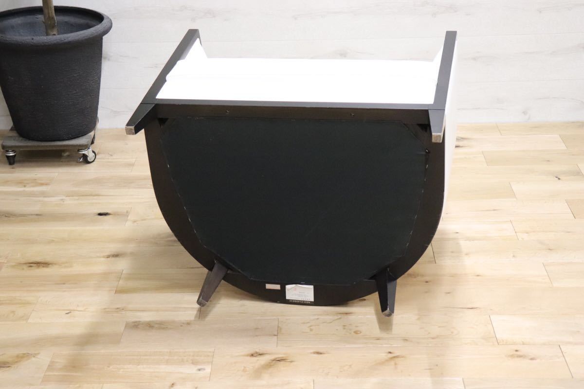 GMDKS286○ AD CORE / エーディコア NEO CLASSICO ネオクラシコ NC-023L ラウンジチェア 本革 ホワイト 展示品 定価30~46万