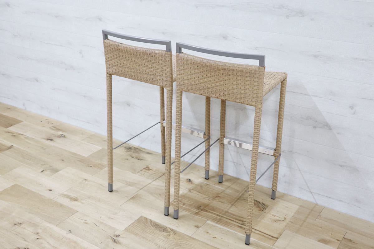 GMDNN74E ○ CHERRY FURNITURE/ チェリー 桜屋工業 カウンターチェア 椅子 展示未使用品 2脚セット 定価約5万円