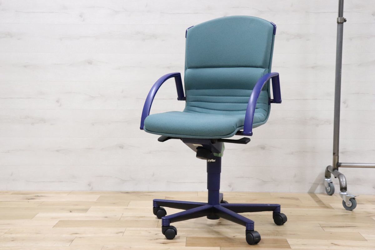 GMDKS293M○ giroflex / ジロフレックス 44 キャスターチェア デスクチェア ワークチェア 事務 オフィスチェア スイス 定価13.5万