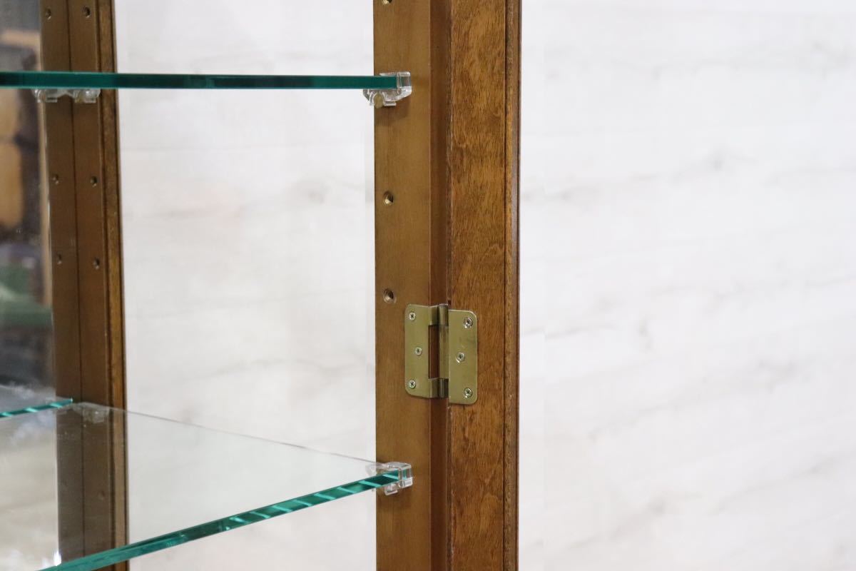 GMDKS324○ domani / ドマーニ AUBE オーブ 廃番 ガラス キャビネット 飾り棚 カリモク最高峰 ヨーロピアン クラシック 家具