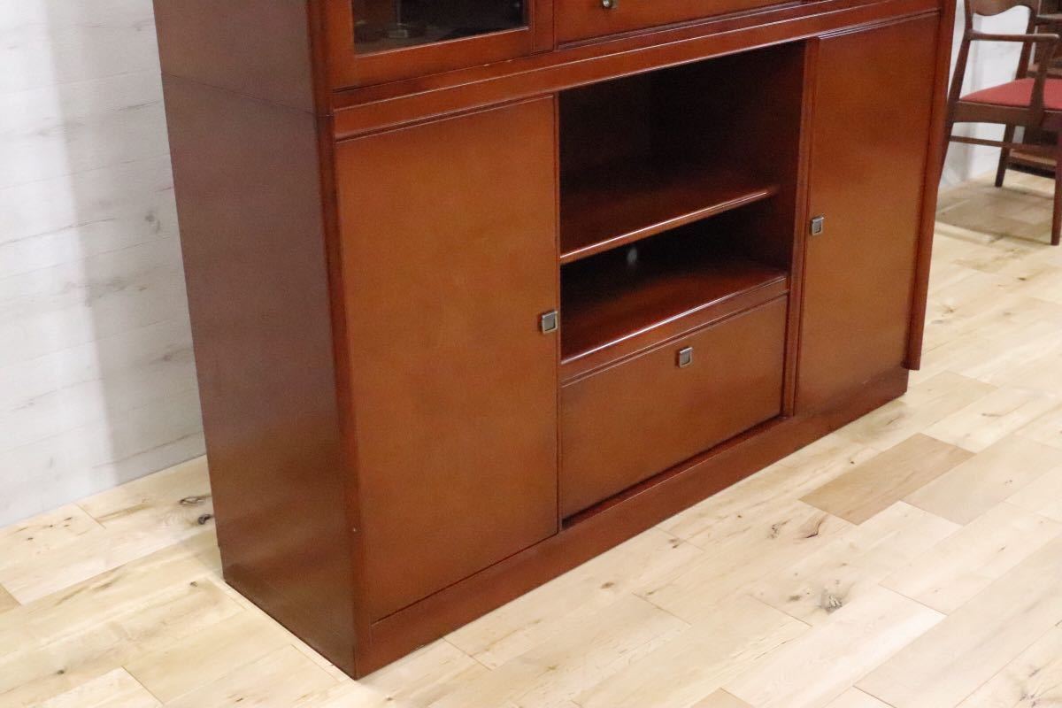 GMDHS175○ モリシゲ / MORISHIGE キャビネット 飾り棚 キュリオ 最高級 国産 リビング 応接 家具