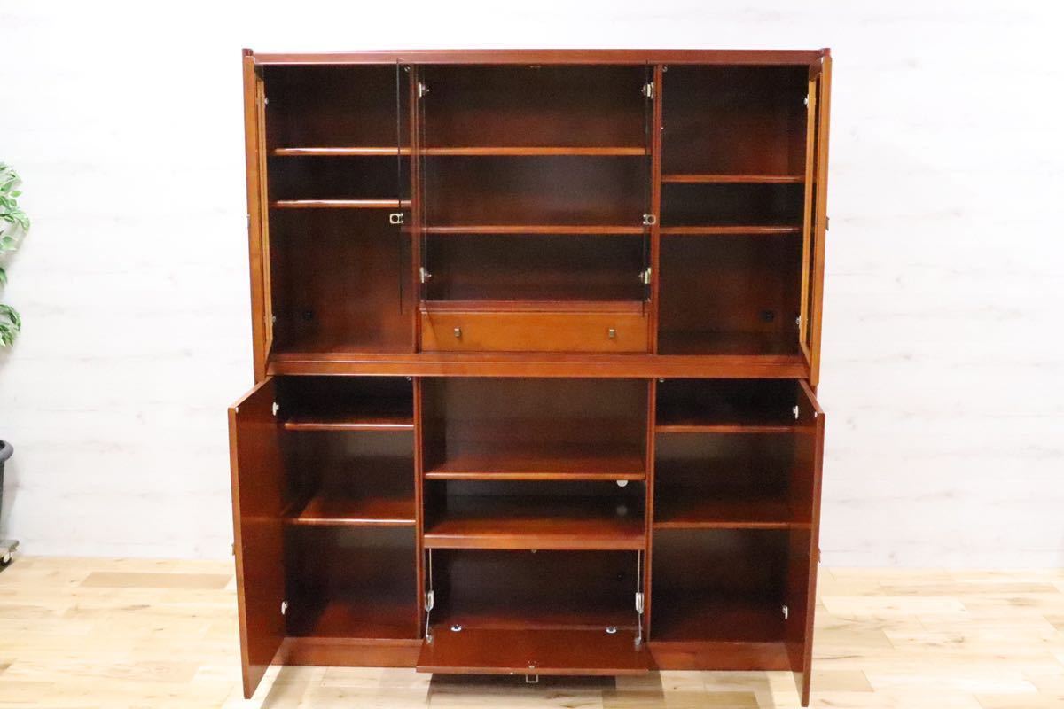 GMDHS175○ モリシゲ / MORISHIGE キャビネット 飾り棚 キュリオ 最高級 国産 リビング 応接 家具