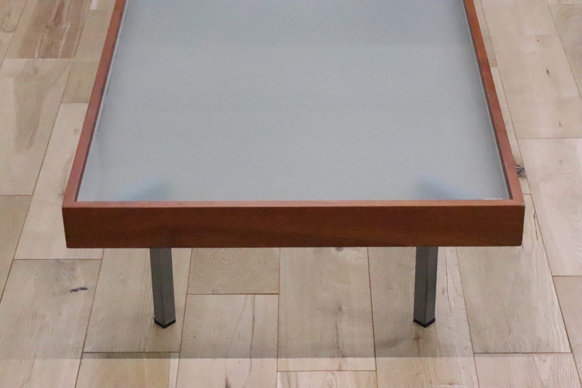 GMDHS181○ porada / ポラダ ガラス リビング センターテーブル イタリア チェリー材 モダン ACTUS アクタス