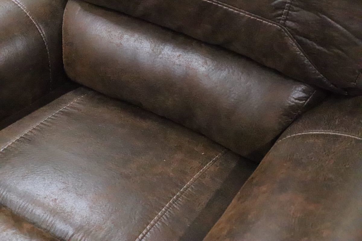 GMDK484○ ASHLEY アメリカ 輸入家具 シングルソファ ファブリック 1人掛けリクライナー 定価約11万円 展示品