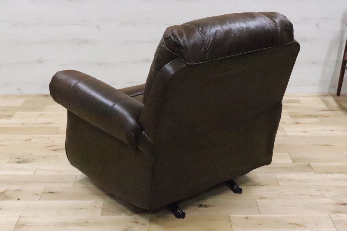 GMDK484○ ASHLEY アメリカ 輸入家具 シングルソファ ファブリック 1人掛けリクライナー 定価約11万円 展示品