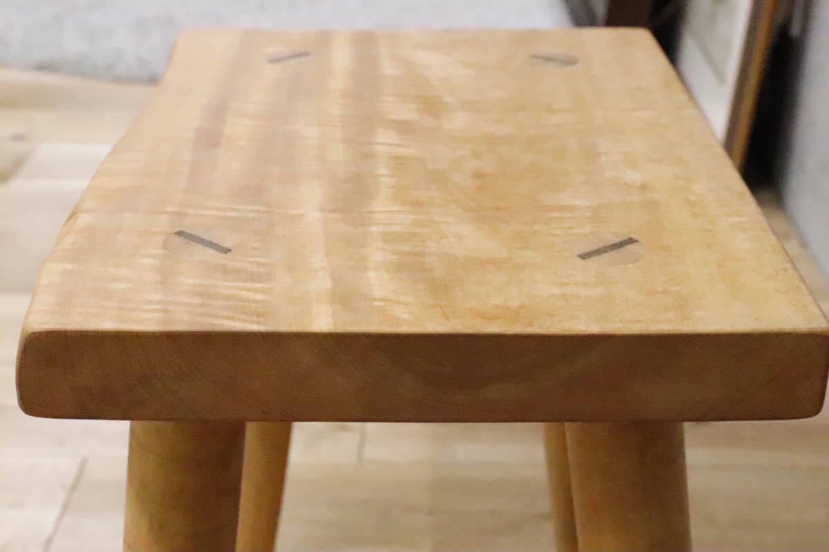 GMDH206B○ アトリエ木馬 / ATELIER MOKUBA 栃無垢材 橡 スツール 椅子