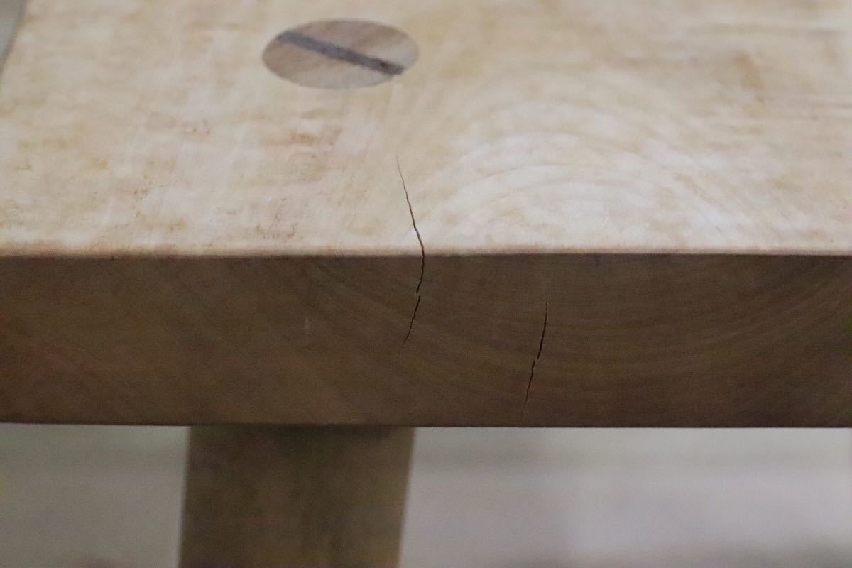 GMDH206B○ アトリエ木馬 / ATELIER MOKUBA 栃無垢材 橡 スツール 椅子