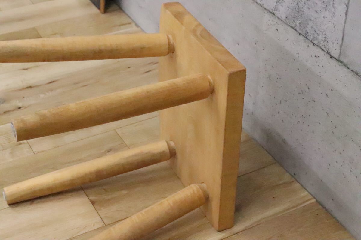 GMDH206B○ アトリエ木馬 / ATELIER MOKUBA 栃無垢材 橡 スツール 椅子