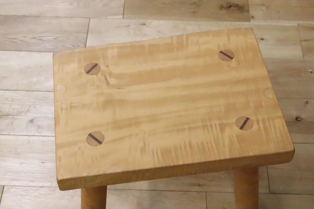 GMDH206E○ アトリエ木馬 / ATELIER MOKUBA 栃無垢材 橡 スツール 椅子