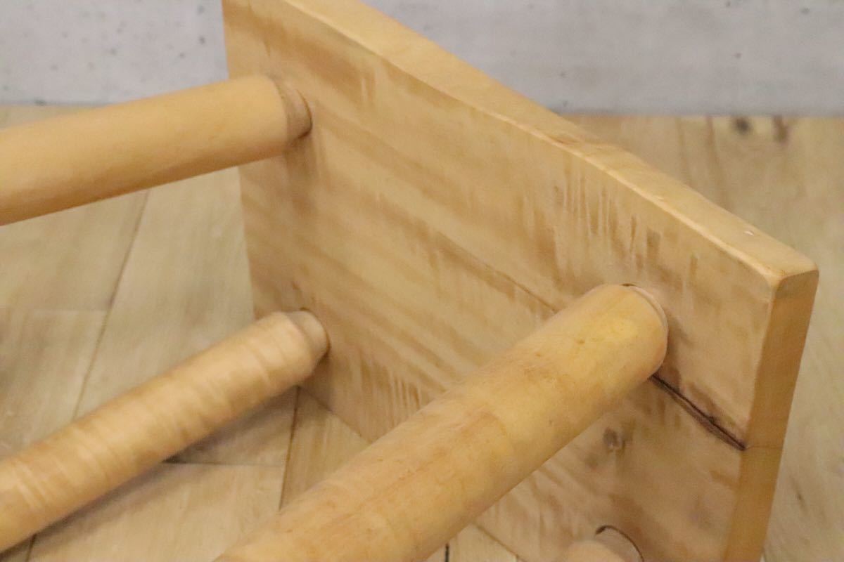 GMDH206E○ アトリエ木馬 / ATELIER MOKUBA 栃無垢材 橡 スツール 椅子