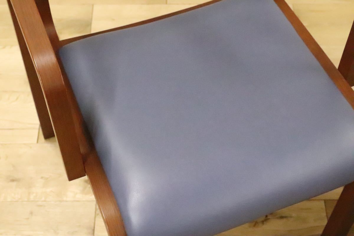 GMEK25○ arflex / アルフレックス NUチェア 川上元美 ダイニングチェア アームチェア 2脚セット イタリアモダン 定価約16万