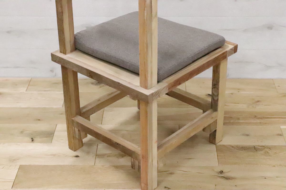 GMET41○ CORIGGE MARKET / カリッジマーケット 古材 ダイニングチェア 椅子 アジアン家具 展示品