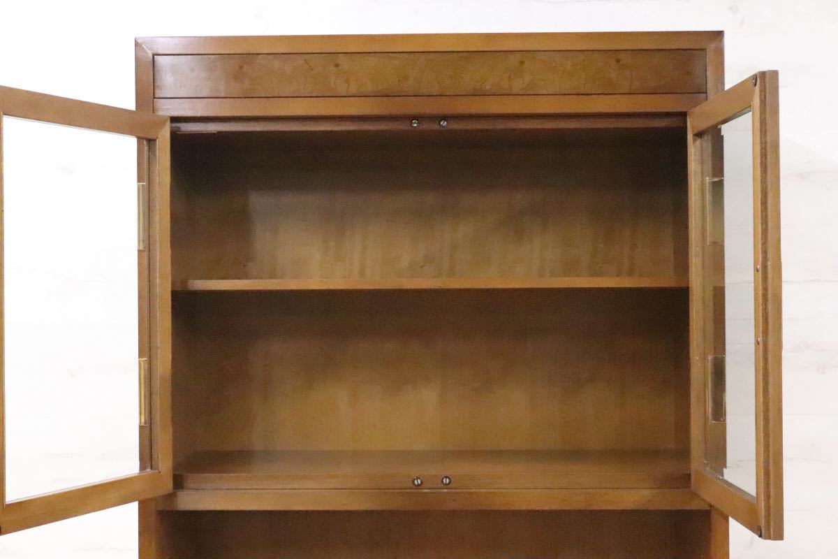 GMEN28○domani / ドマーニ Morganton モーガントン キャビネット 飾り棚 リビングボード ライトコニャック カリモク最高峰シリーズ