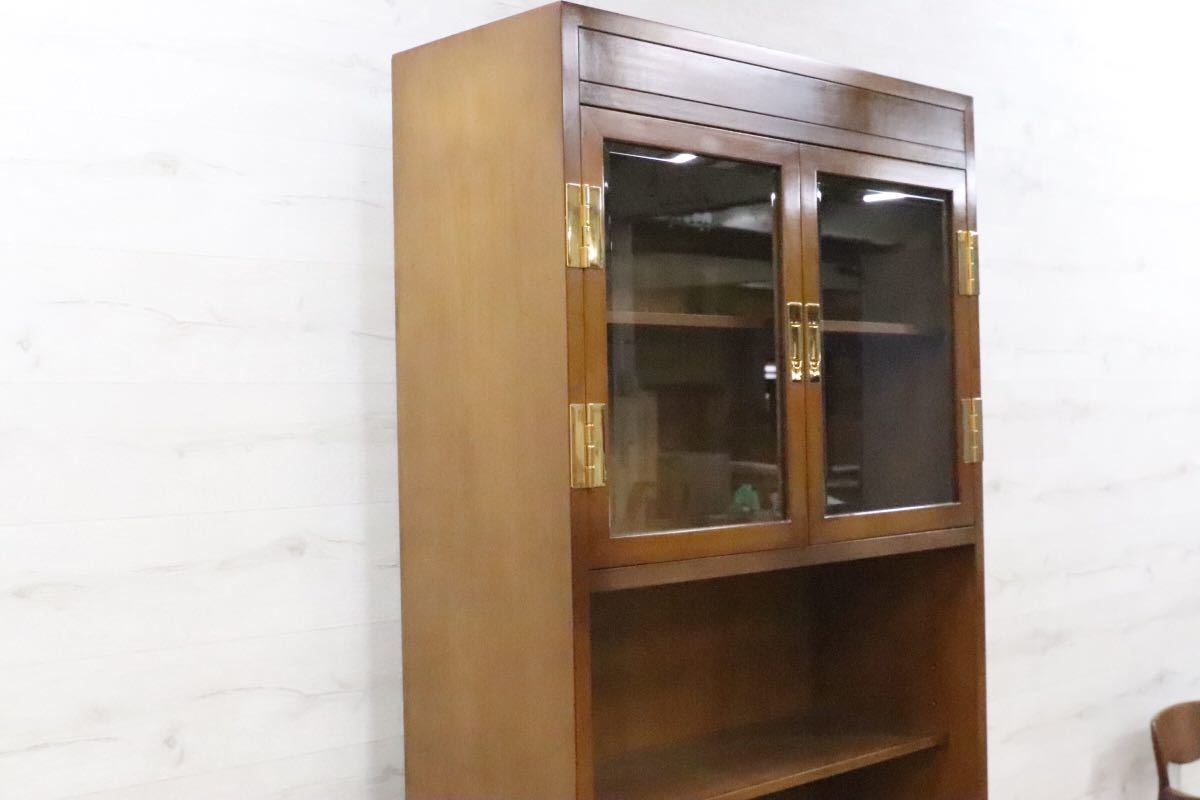 GMEN28○domani / ドマーニ Morganton モーガントン キャビネット 飾り棚 リビングボード ライトコニャック カリモク最高峰シリーズ