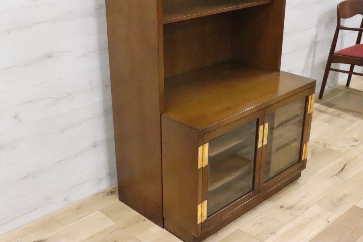 GMEN28○domani / ドマーニ Morganton モーガントン キャビネット 飾り棚 リビングボード ライトコニャック カリモク最高峰シリーズ