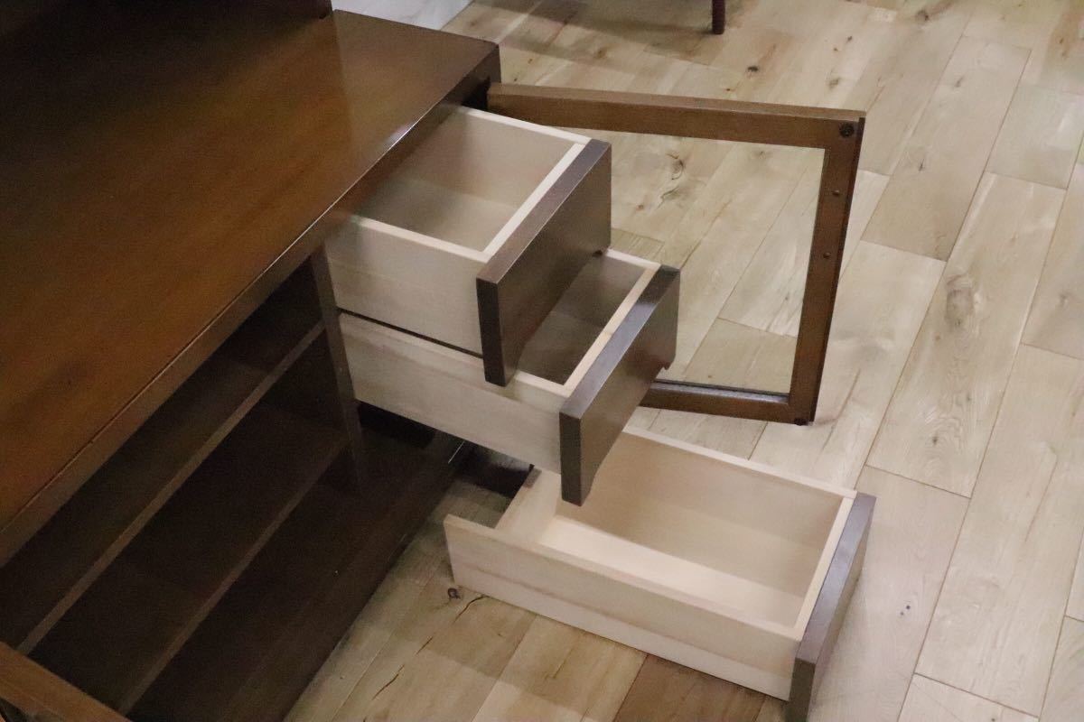 GMEN28○domani / ドマーニ Morganton モーガントン キャビネット 飾り棚 リビングボード ライトコニャック カリモク最高峰シリーズ