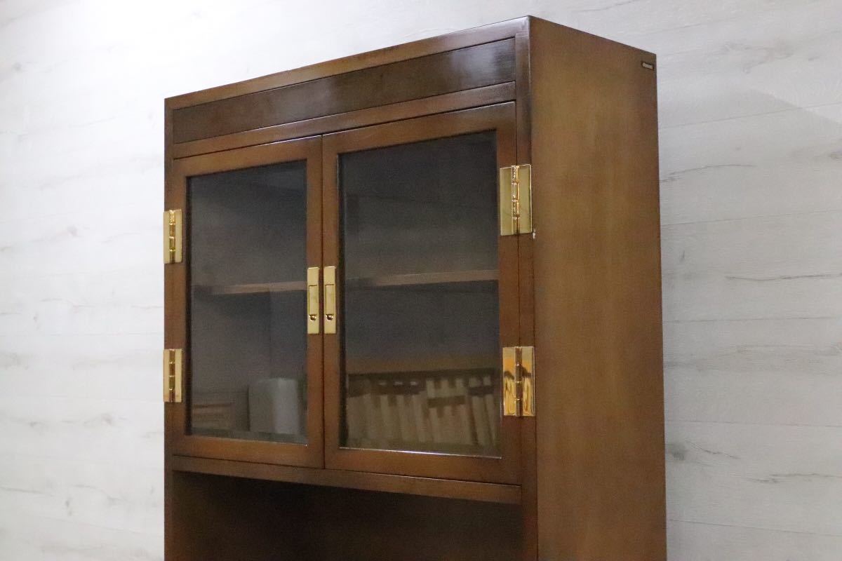 GMEN28○domani / ドマーニ Morganton モーガントン キャビネット 飾り棚 リビングボード ライトコニャック カリモク最高峰シリーズ