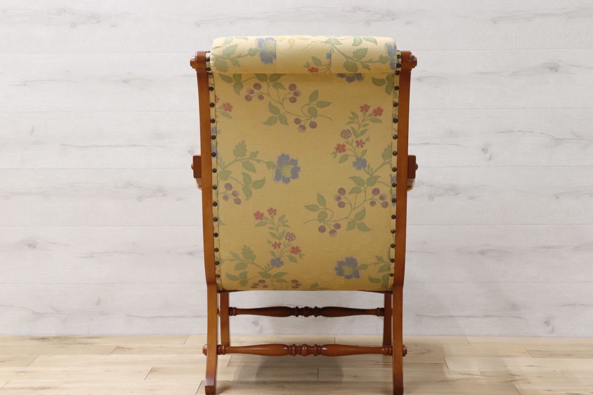 GMEH59D○横浜ダニエル / DANIEL boot ブーツ イージーチェア パーソナルチェア アーリーアメリカン ソファ アームチェア 樺桜 定価約26万