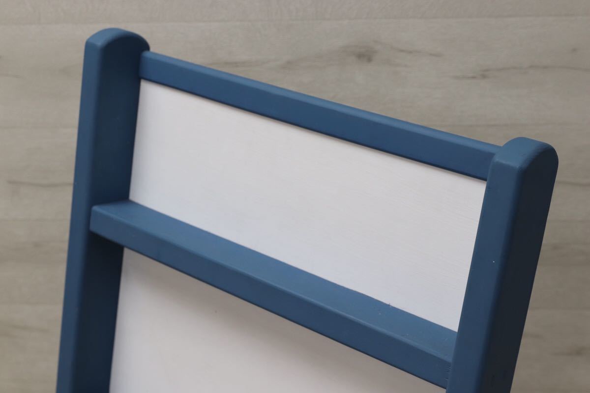 GMEK179○ハンドメイド シャビーシック マガジンラック 本棚 ハンドペイント ラック 棚 シェルフ