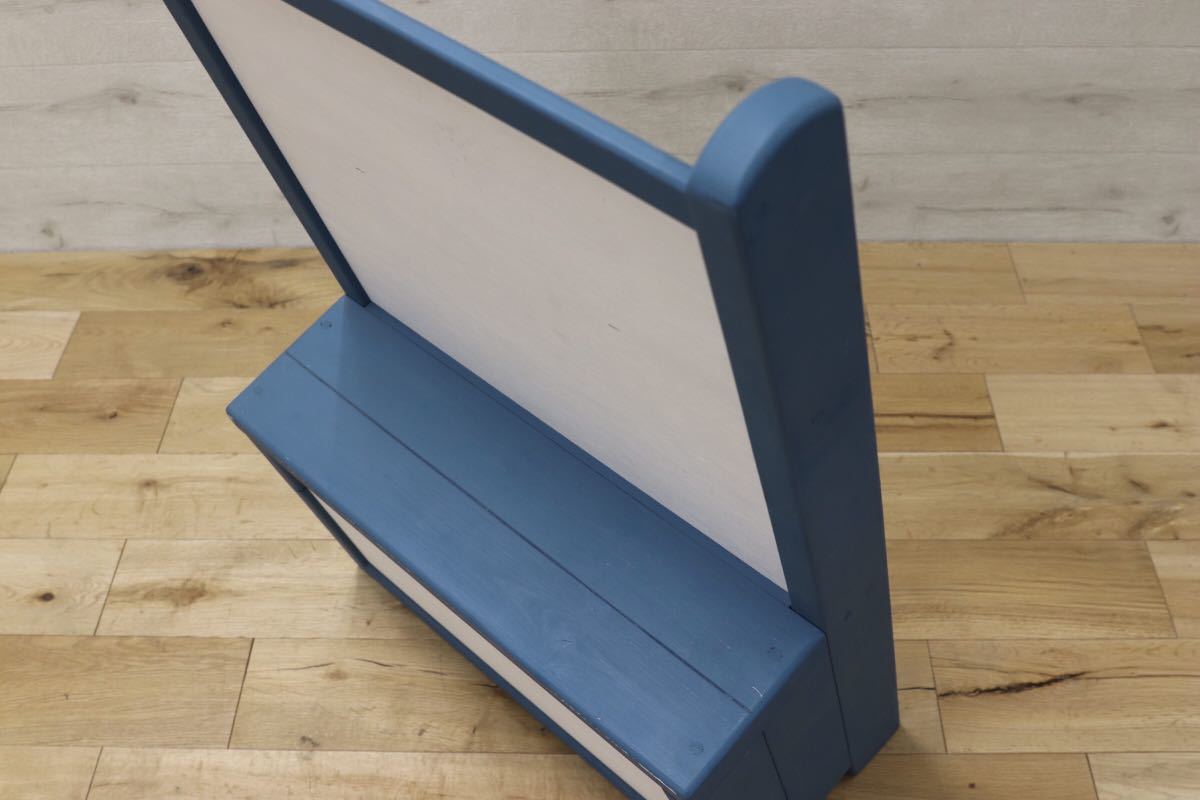 GMEK179○ハンドメイド シャビーシック マガジンラック 本棚 ハンドペイント ラック 棚 シェルフ