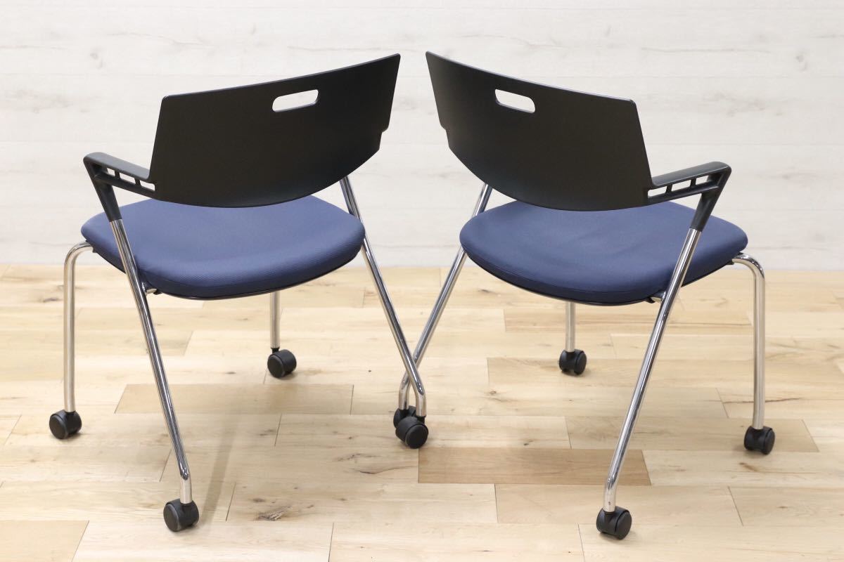 GMEH64A○Vitra / ヴィトラ スタッキングチェア 2脚セット 北欧 スイス オフィス 事務所 ミーティング チェア