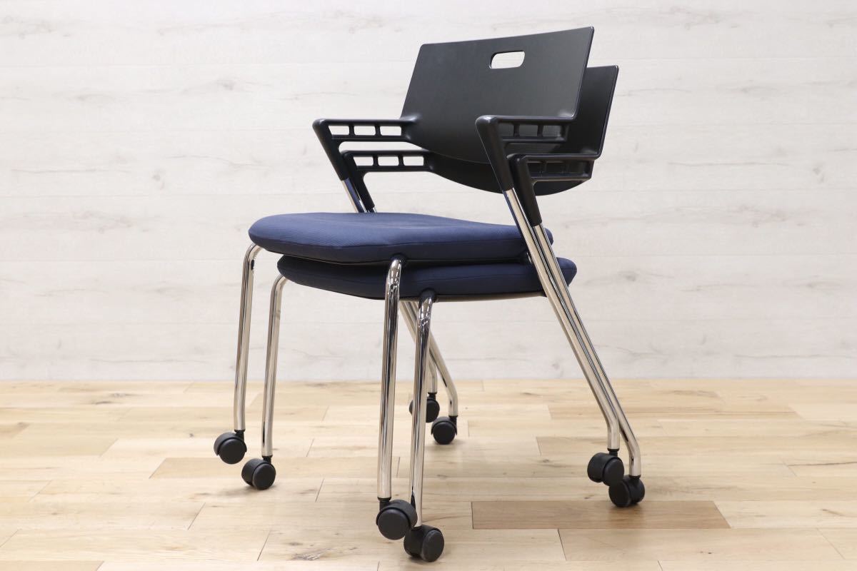 GMEH64A○Vitra / ヴィトラ スタッキングチェア 2脚セット 北欧 スイス オフィス 事務所 ミーティング チェア