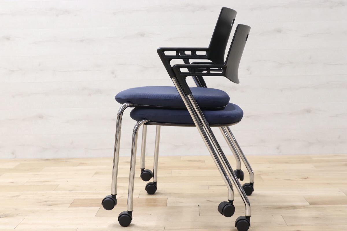 GMEH64C○Vitra / ヴィトラ スタッキングチェア 2脚セット 北欧 スイス オフィス 事務所 ミーティング チェア