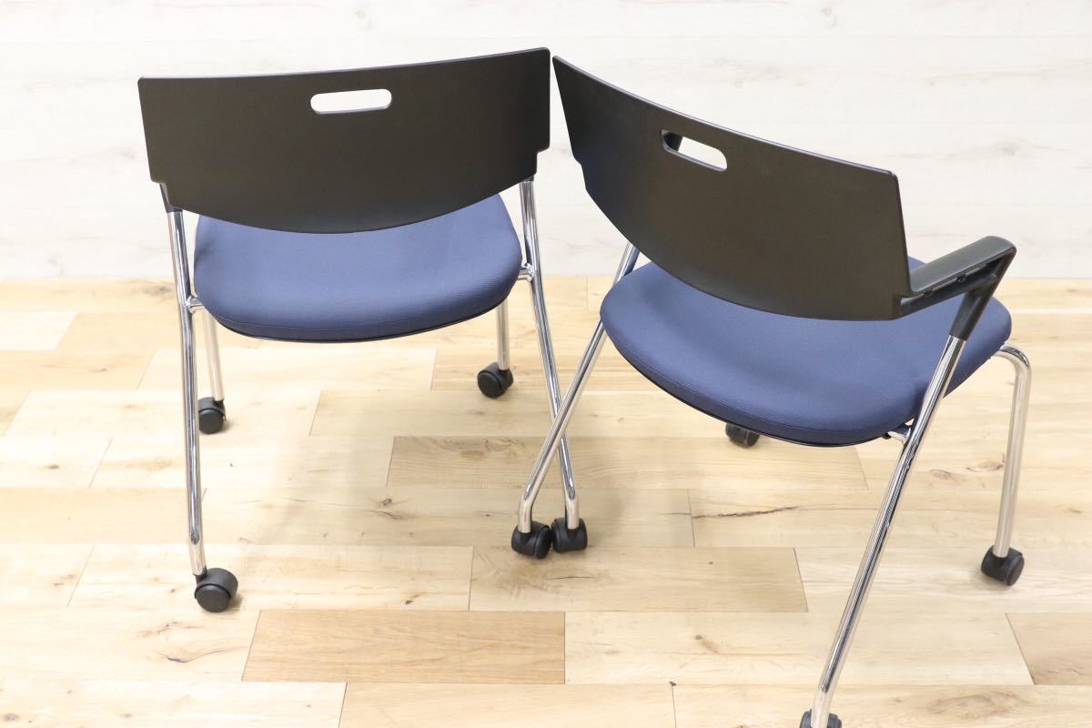 GMEH64D○Vitra / ヴィトラ スタッキングチェア 2脚セット 北欧 スイス オフィス 事務所 ミーティング チェア