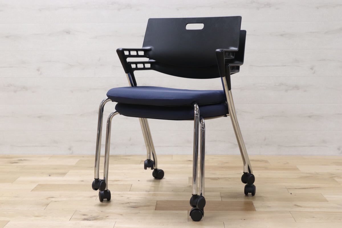 GMEH64D○Vitra / ヴィトラ スタッキングチェア 2脚セット 北欧 スイス オフィス 事務所 ミーティング チェア