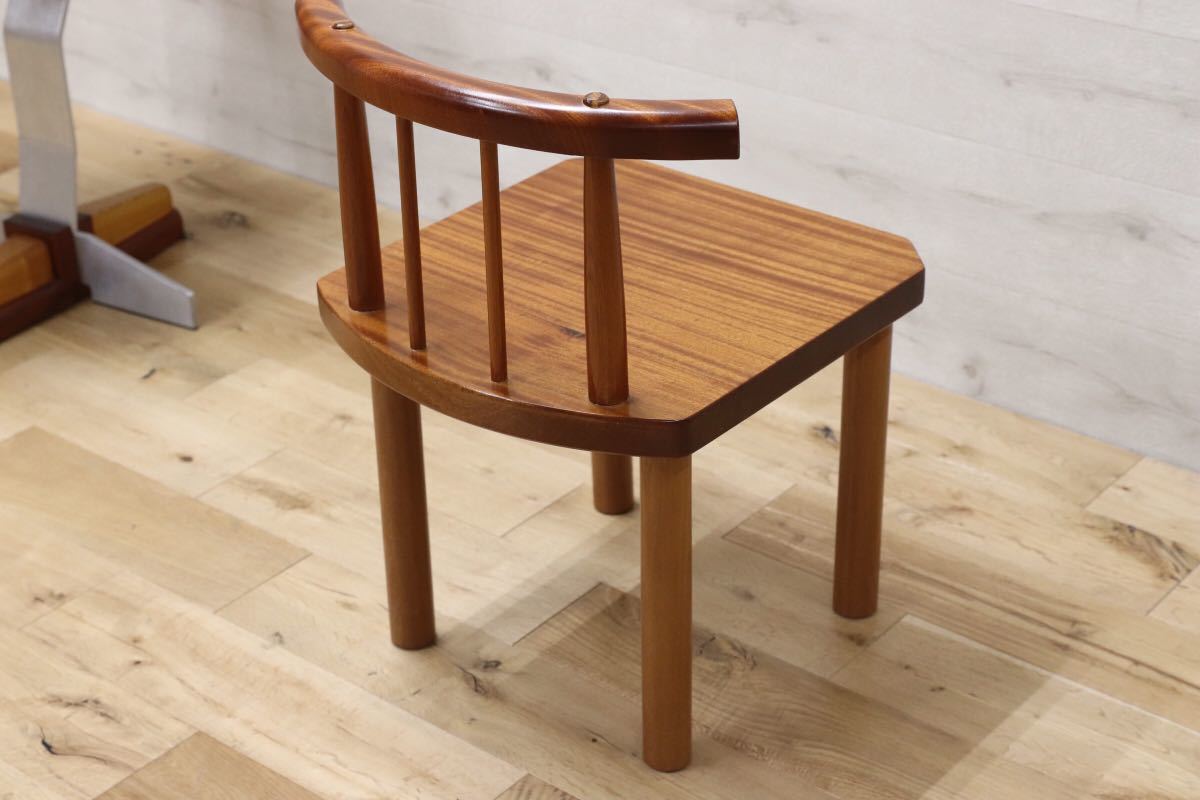 GMEK237○無垢材 ダイニングチェア 椅子 カントリー カフェ スタイル 工房 作品