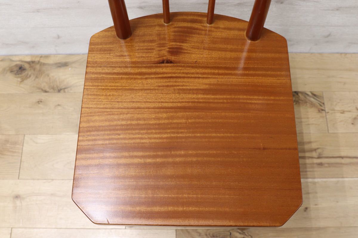 GMEK237○無垢材 ダイニングチェア 椅子 カントリー カフェ スタイル 工房 作品