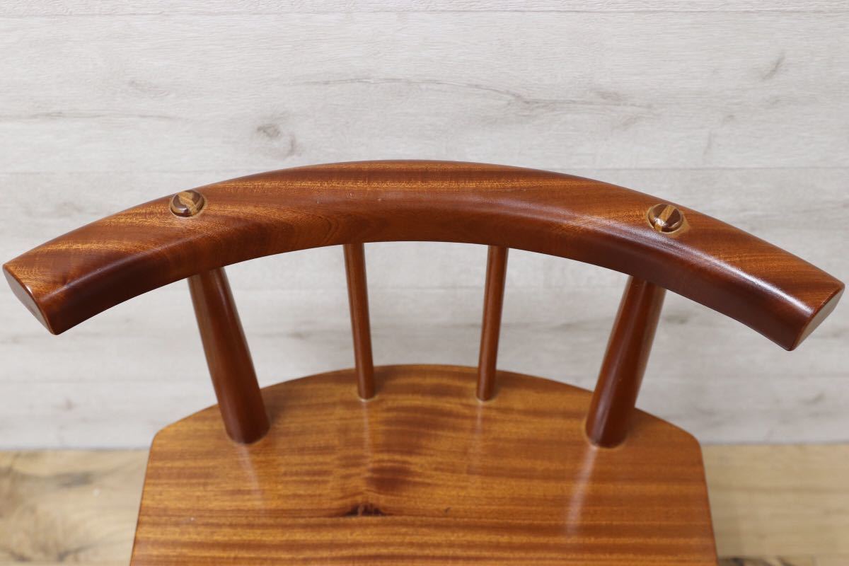 GMEK237○無垢材 ダイニングチェア 椅子 カントリー カフェ スタイル 工房 作品