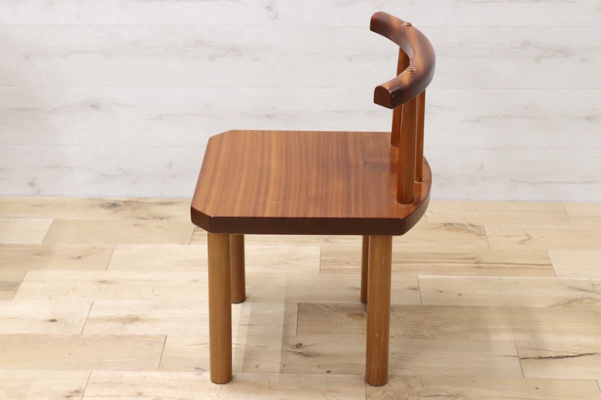 GMEK237○無垢材 ダイニングチェア 椅子 カントリー カフェ スタイル 工房 作品