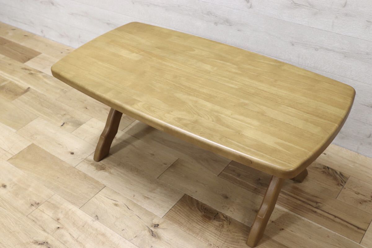 GMEN47○Chitano / チターノ karimoku カリモク センターテーブル リビングテーブル 木製 ナチュラル 検)カフェ ルスティック