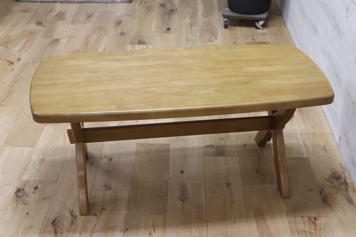 GMEN47○Chitano / チターノ karimoku カリモク センターテーブル リビングテーブル 木製 ナチュラル 検)カフェ ルスティック