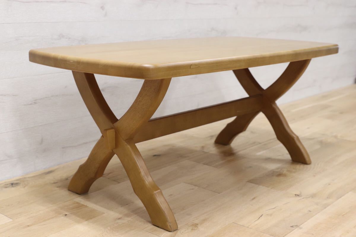 GMEN47○Chitano / チターノ karimoku カリモク センターテーブル リビングテーブル 木製 ナチュラル 検)カフェ ルスティック