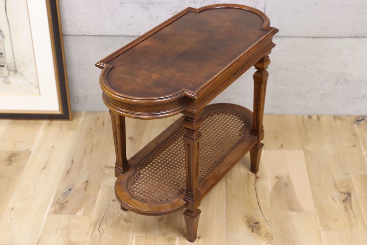 GMET135C○DREXEL HERITAGE / ドレクセルヘリテイジ キャメオクラシック 定価29.1万 サイドテーブル 花台 マホガニー