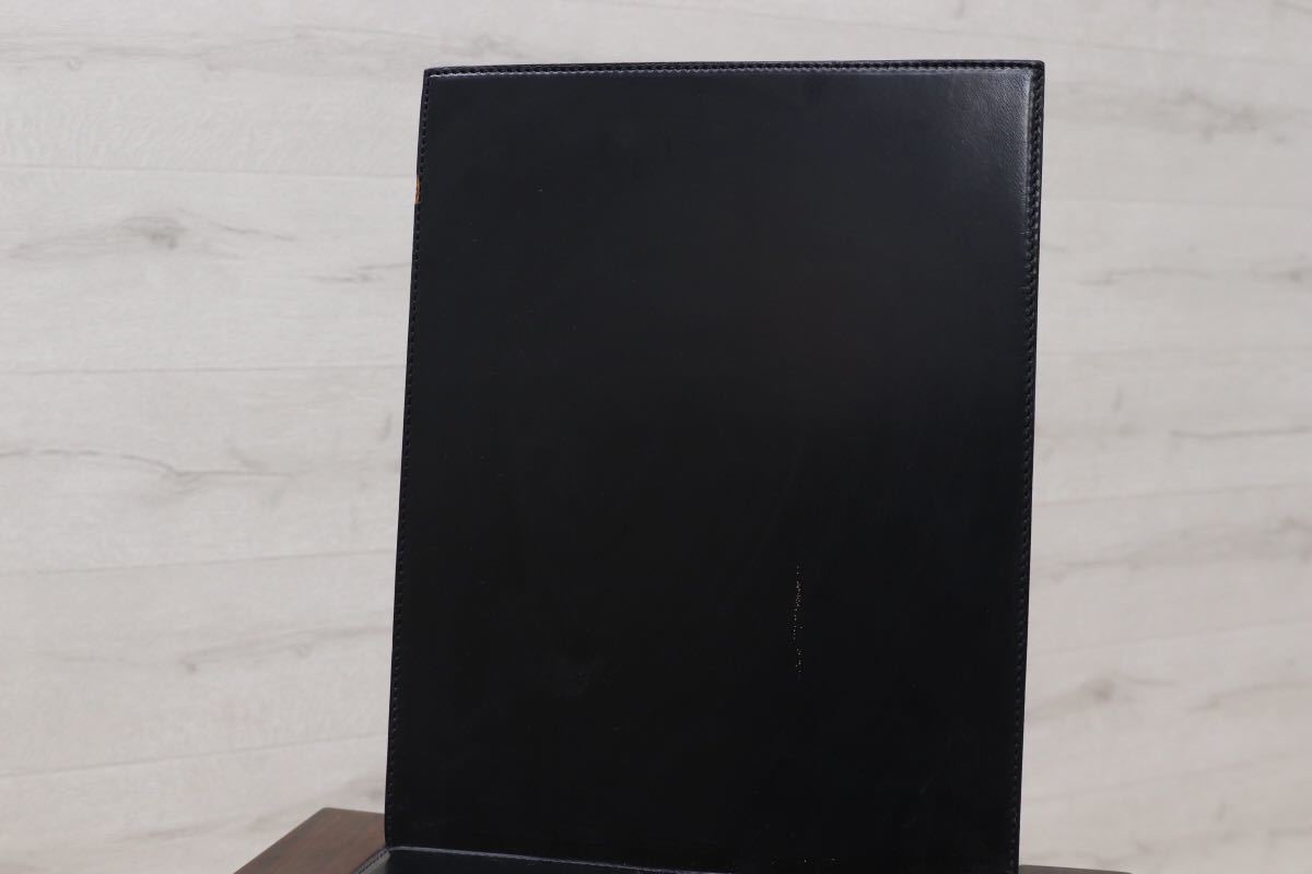 GMEK272A○イタリア製 ダイニングチェア 椅子 2脚セット ビンテージ ウッド×レザー