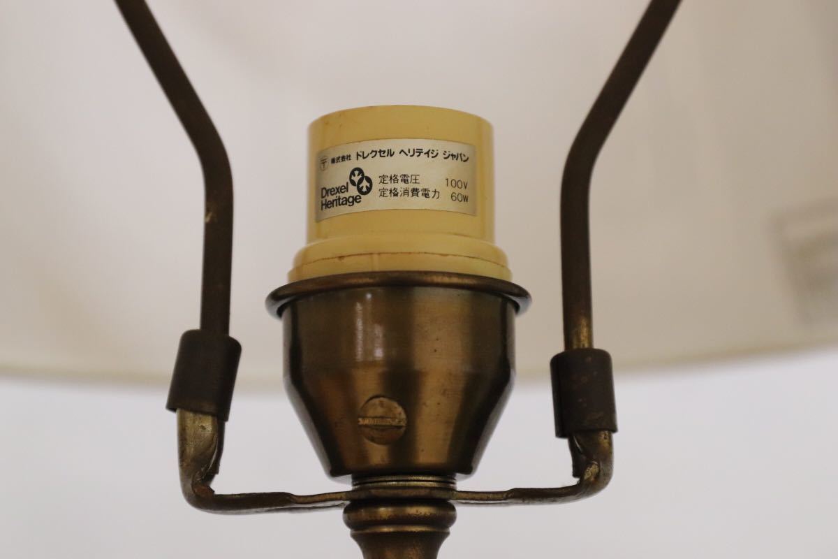 GMEH116B○DREXEL HERITAGE / ドレクセルヘリテイジ アンティーク テーブルランプ 照明 卓上ランプ 陶器 希少