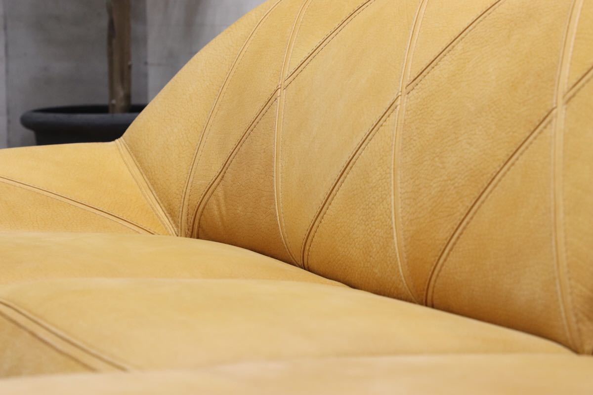 GMEN95○KELVIN GIORMANI / ケルビンジョルマーニ 総本革 最高級 カウチソファ 定価約60万