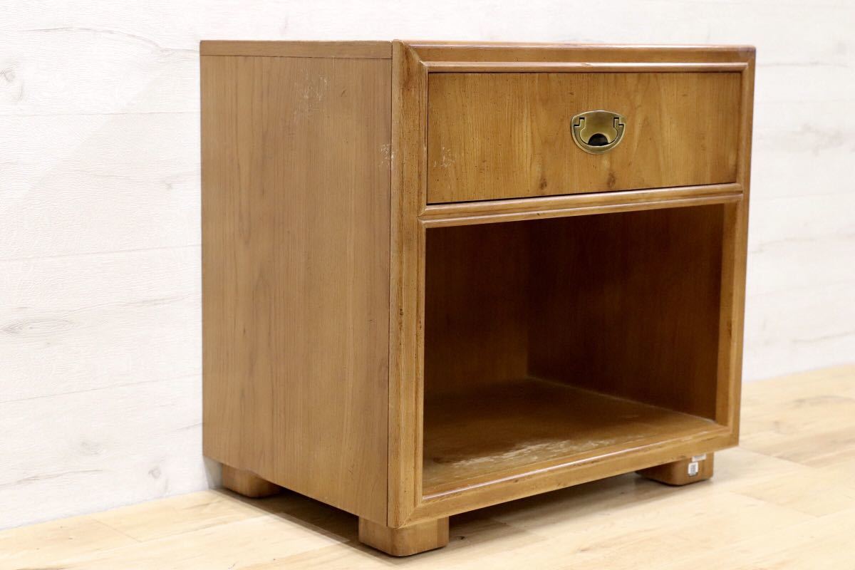 GMEH127○DREXEL HERITAGE / ドレクセルヘリテイジ US アメリカ ビンテージ クラシック 家具 ナイトテーブル エンドテーブル 花台