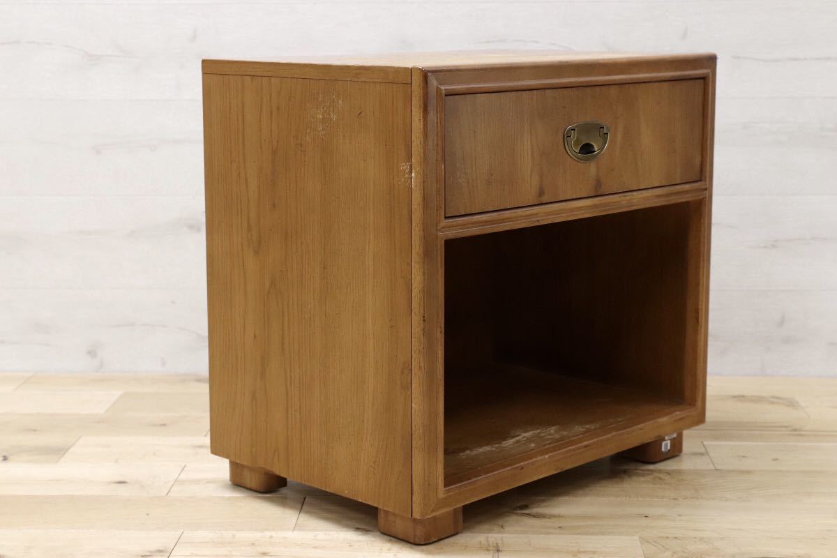 GMEH127○DREXEL HERITAGE / ドレクセルヘリテイジ US アメリカ ビンテージ クラシック 家具 ナイトテーブル エンドテーブル 花台