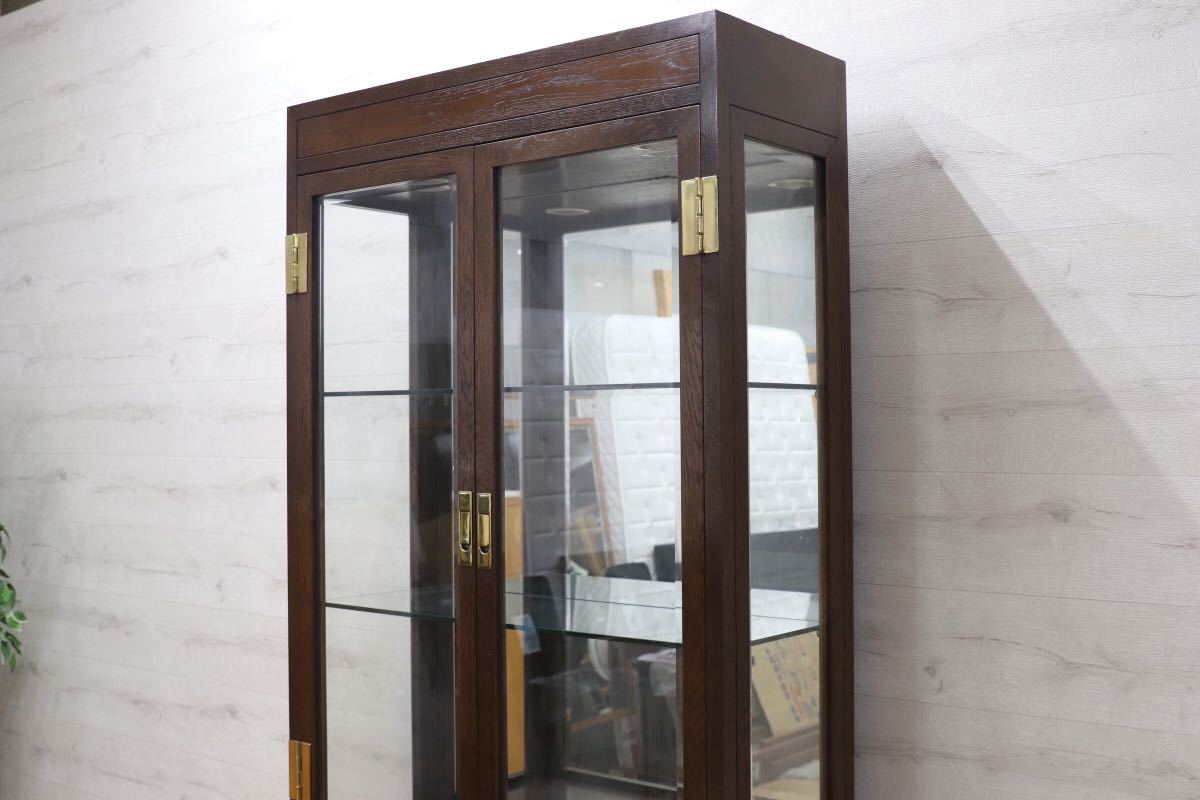 GMEN109D○domani / ドマーニ Morganton モーガントン キャビネット 飾り棚 リビングボード 定価約47.7万