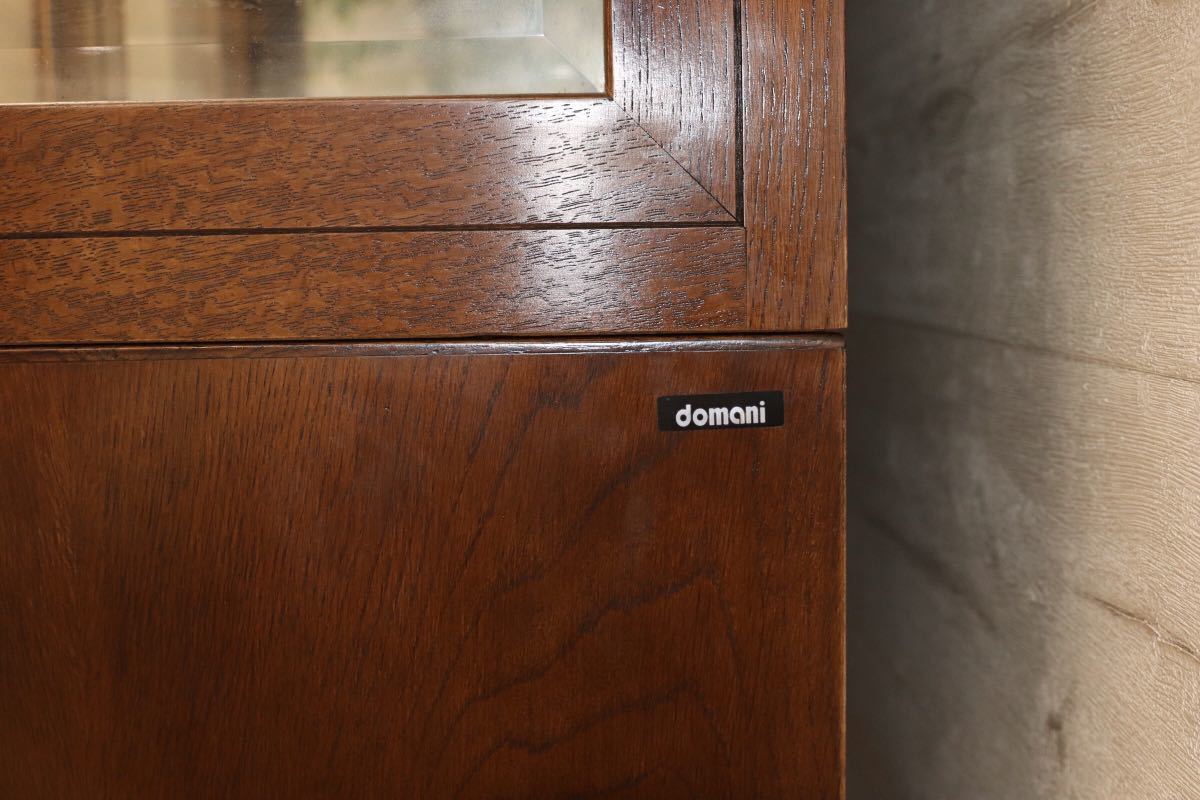 GMEN109D○domani / ドマーニ Morganton モーガントン キャビネット 飾り棚 リビングボード 定価約47.7万