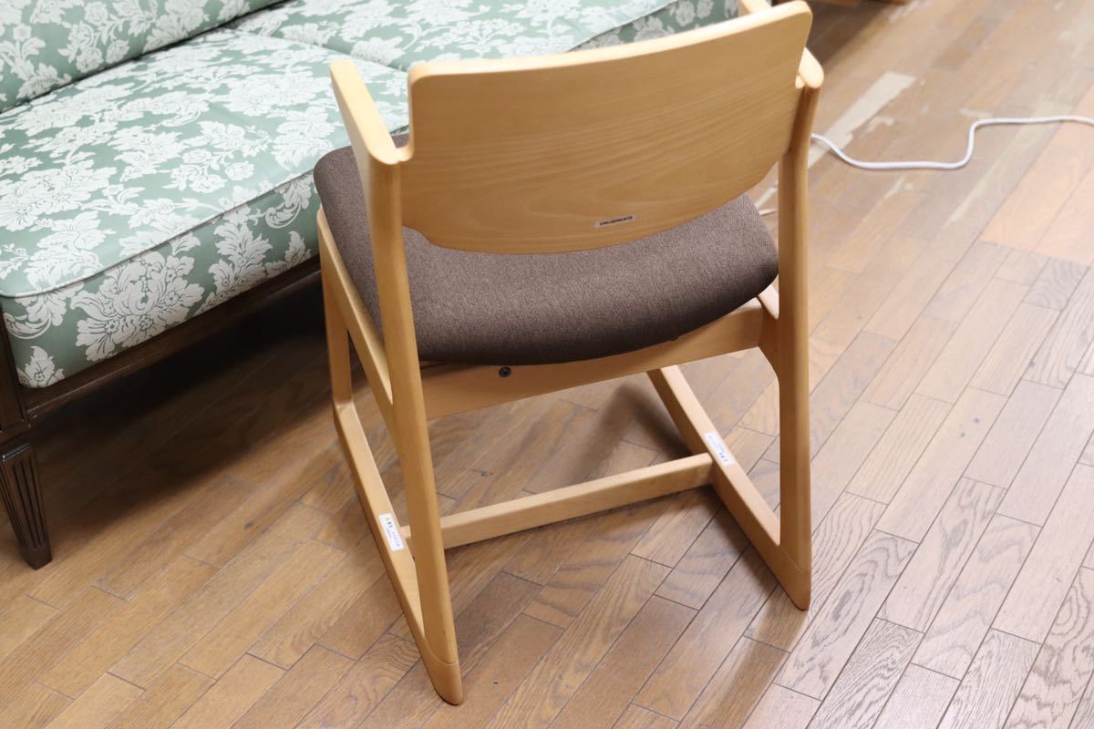 GMEN160○オカムラ / okamura ロッキングチェア テレワーク 書斎 チェア 椅子 ビーチ材 展示品
