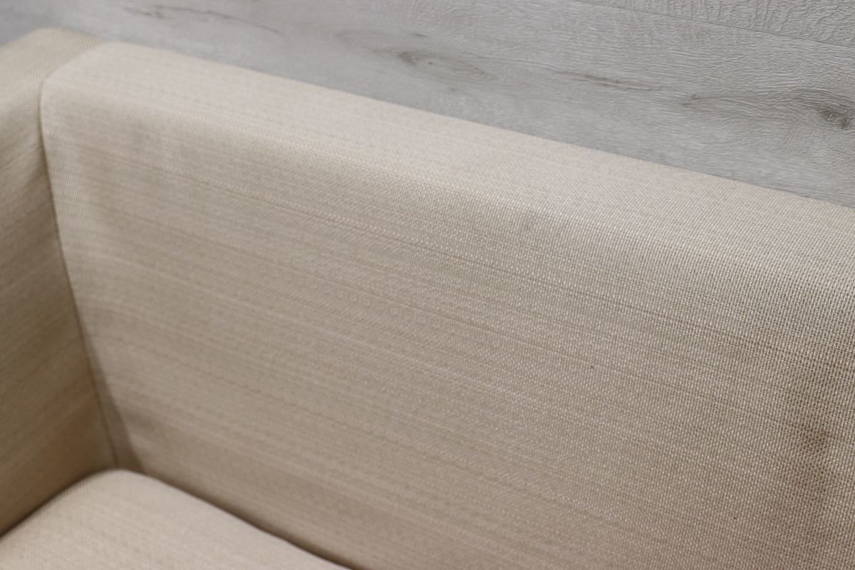 GMEK624○ACTUS / アクタス 2人掛けソファ ラブソファ ベージュ ファブリック 長椅子